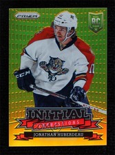 2013-14 Panini Prizm Initial Impressions Gold /10 Jonathan Huberdeau Rookie RC
