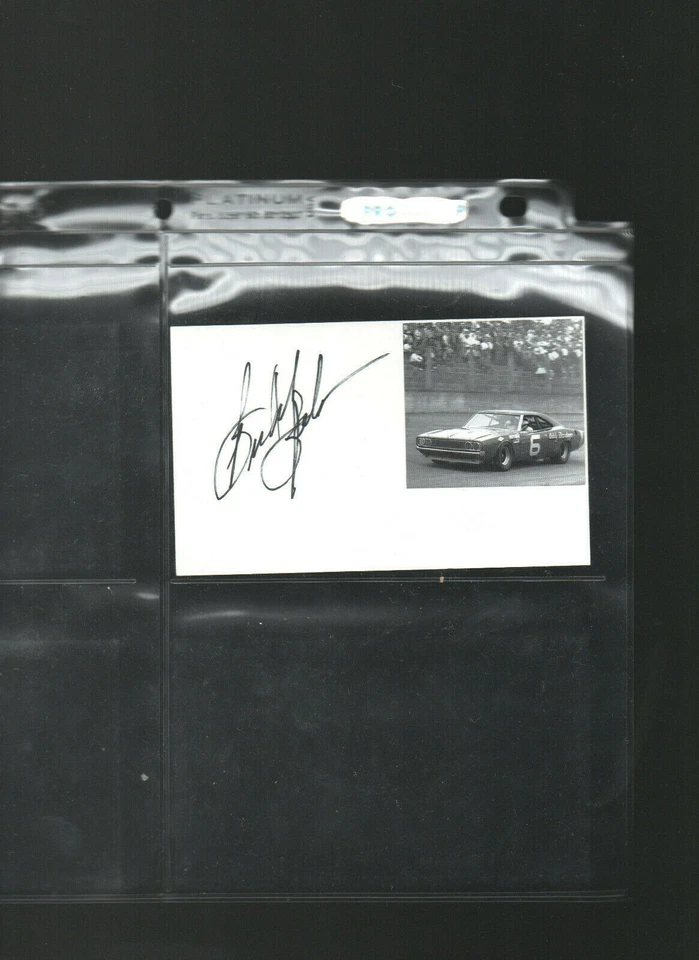 TARJETA ÍNDICE BUDDY BAKER AUTOGRAFIADA/FIRMADA/AUTOMÁTICA/FIRMADA A MANO 3X5 P Foto 1 de 1