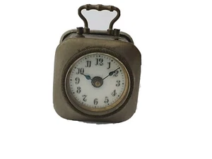 Brevete antiguo oficial militar estilo francés alarma reloj reloj de mesa - Imagen 1 de 6