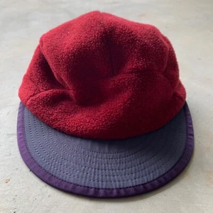 Vintage Patagonia Duckbill Hat Synchilla Aztec Fleece Earflap Made In USA Size M - Picture 1 of 6
