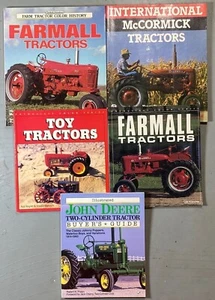 Farm Tractor Book Lot of (5) Illustrated Books Farmall / John Deere / McCormick - Imagen 1 de 9
