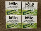 Kallo Organic Very Low Salt Organic Vegetable 6 Stock Cubes - 48g (Pack of 4)