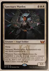 Sanctuary Warden #030/281 MTG Streets of New Capenna SNC Mythic Mint/Near Mint - Bild 1 von 1