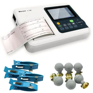 12 lead ECG Machine with Printer, for Instant ECG Tests and Rapid Diagnosis AU - Picture 1 of 16