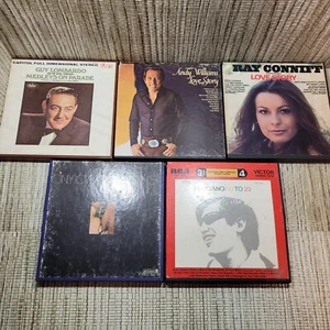 Lot of 5 Reel to Reel Audio Various Artists 4-Track Untested (AL IN PICTURE) A3 - Picture 1 of 11