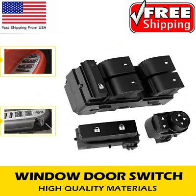 Interruptor de ventana principal 20945129 para Chevrolet Chevy Silverado/GMC Sierra 2008-2013 Foto 1 de 4