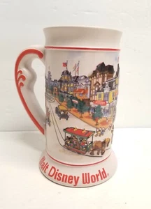 Vintage Walt Disney World Magic Kingdom Theme Park Ceramic Beer Stein Mug - Picture 1 of 9