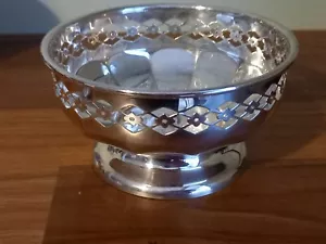 More details for antique silver footed bowl ,initialled j.m