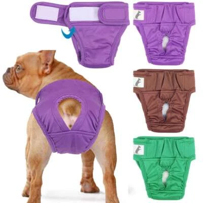 Pet Dog Female Puppy Diaper Pants Nappy Physiological Sanitary Panties Underwear - Image 1 of 4