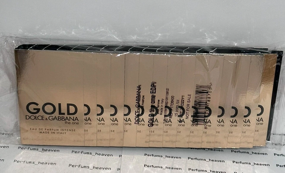 15x D&G DOLCE & GABBANA GOLD THE ONE EAU DE PARFUM SPRAY INTENSO MUESTRA MUJER Foto 1 de 1