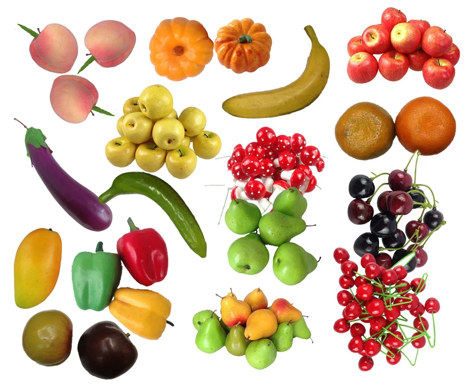 Deko Dekoobst Kunstobst Kunstgemüse künstliches Obst Gemüse Dekoration - Bild 1 von 1