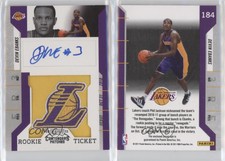 2010-11 Playoff Contenders Patches Ticket Devin Ebanks #184 Rookie Auto RC