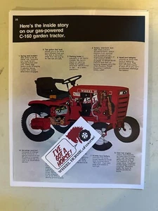 Anuncios Wheel Horse C-160, C-185, D-250 + calcomanía - elección del comprador - Imagen 1 de 3