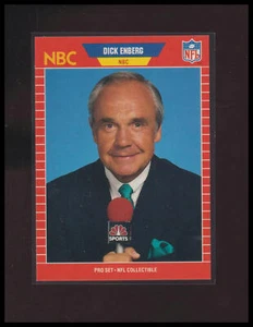 Juego profesional 1989 #24 Dick Enberg anunciador coleccionables - Imagen 1 de 2