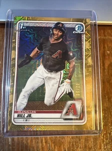 Glenallen Hill Jr 2020 Bowman Chrome Prospects Gold Mega Box Refractor /50 - Picture 1 of 7