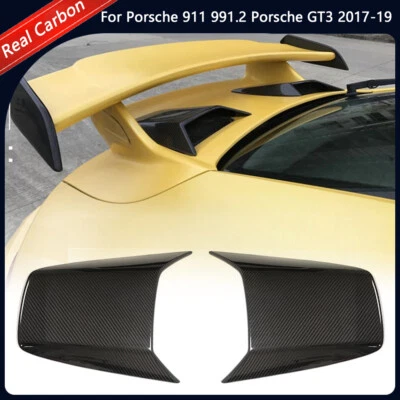 Cubierta de ventilación de admisión trasera de carbono para Porsche 911 991.2 Porsche GT3 cupé 2017-2019 Foto 1 de 4