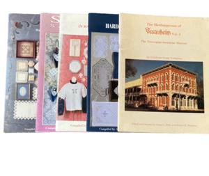 Hardanger Embroidery Books Lot of 5 Assorted Susan L Meier Rosalyn K Watnemo - Picture 1 of 19