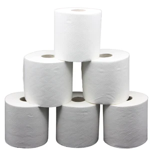 Rollo de cocina 2 capas papel de cocina de pulpa blanco alto rollo doméstico 150 metros - Imagen 1 de 11