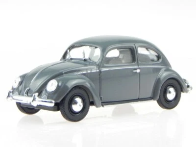 VW Beetle 1948 grey modelcar in Vitrine 1:43 - Image 1 of 4