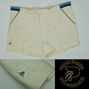 Vintage Dunlop Tennis Shorts Men 36" White Casual 80s - Picture 1 of 5