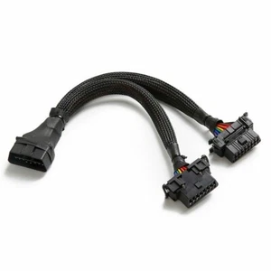 bbfly-B6 OBD II OBD2 16 Pin Splitter Extension 1x Male and 2x Female Extensio... - Picture 1 of 5