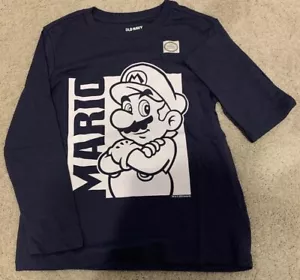 Mario Graphic T-Shirt, Kids Size 8, Old Navy - Fun & Colorful! - Picture 1 of 6