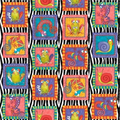 Fat Quarter Wild Things Tiere Quilten Baumwollstoff - Studio E