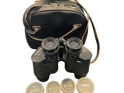 PRISMÁTICOS ÓPTICOS RECUBIERTOS YASHICA 8 X 30 CAMPO 7,5° Y-NO 838 100 JAPÓN CON ESTUCHE Foto 1 de 4
