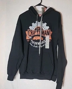 NEW WITH TAGS MENS BLACK CRAFTSMAN HOODIE SIZE MEDIUM - Picture 1 of 9