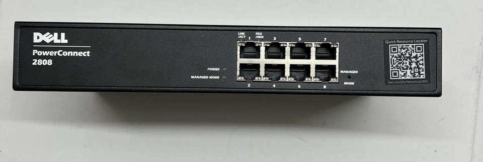 Dell PowerConnect 2808 Switch 100-240VAC 50-60Hz 0.75A - Image 1 of 4
