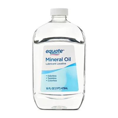 Líquido laxante lubricante de aceite mineral Equate para estreñimiento, 16 fl oz (474 ml) Foto 1 de 4