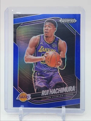 RUI HACHIMURA 2024-25 PANINI PRIZM BLACK BLUE LOS ANGELES LAKERS /199 Q5096 - Image 1 of 2