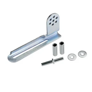 Kühlschrank Türscharnier Set kompatibel mit verschiedenen Marken Metall silber - Bild 1 von 12