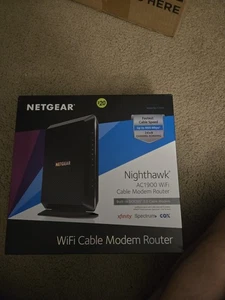 Netgear Nighthawk AC1900 4 WLAN-WLAN 802.11ac Router - C7000-100NAS NEU - Bild 1 von 5