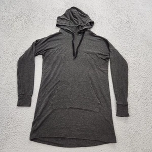 Beyond Yoga Hoodie Womens Extra Small Gray Heather Hood Times Sweatshirt Dress - Picture 1 of 11