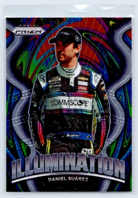 2022 PANINI PRIZM NASCAR  #1-9 DANIEL SUAREZ ILLUMINATION SILVER PRIZM HOLOGRAM - Image 1 of 2
