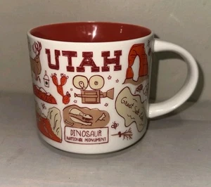 Taza Starbucks 2018 Been There Series UTAH, 14 oz, usada - Imagen 1 de 6