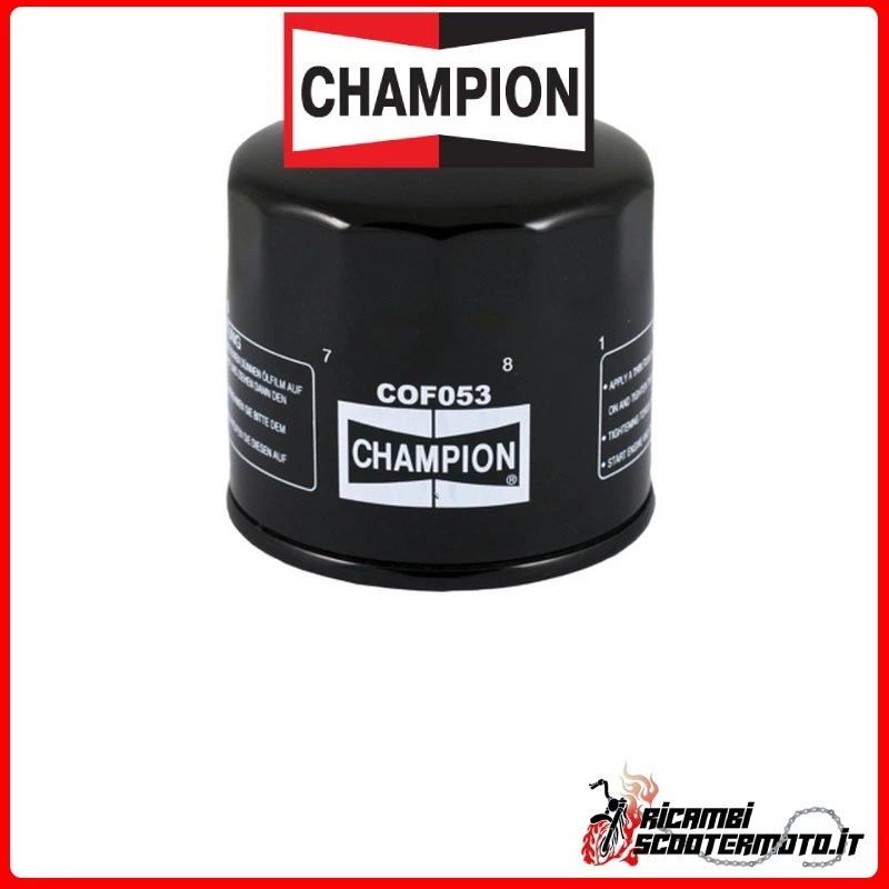 Filtro olio Champion COF053 DUCATI MONSTER S4R 1000 2007-2008 100609105#180 - Изображение 1 из 1