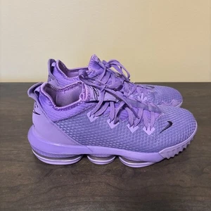 Nike LeBron 16 Low Atomic Purple Sneakers Shoes Men’s Size 9 - Picture 1 of 10