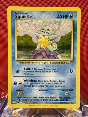 Squirtle Classic Collection Trading Card Game Classic 001/034 NM #535 - Image 1 of 4