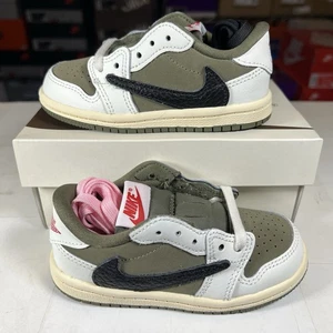 Talla 7C - Nike Air Jordan 1 Retro Bajo OG Travis Scott PS Medio Oliva DO5442 200 - Imagen 1 de 7