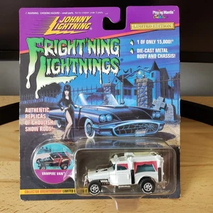 Johnny Lightning Vampire Van Frightning Lightnings Diecast 1:64 White - Picture 1 of 9