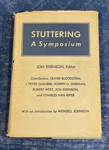 STUTTERING A Symposium Jon Eisenson Editor Queens College HCDJ 1958 - Bild 1 von 10