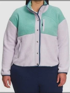 Chaqueta polar para mujer The North Face Cragmont púrpura/turquesa usada en excelente estado talla 2X XXL - Imagen 1 de 12