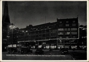 Ak Hamburg Mitte Altstadt, Rathausmarkt, Haus der Leipziger... - 3850750 - Picture 1 of 2