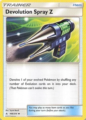 Devolution Spray Z Uncommon SM - Unbroken Bonds 166/214 NM Normal - Image 1 of 2