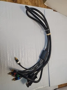 Original Xbox Microsoft Brand Component HD AV Genuine OEM Cable Cord TESTED - Picture 1 of 3