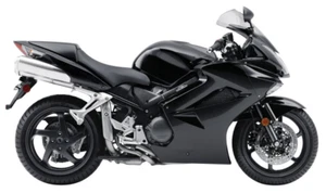 Black Fairings for 2002 03 04 05 06 - 2012 VFR800 Honda Injection ABS Bodywork - Picture 1 of 7