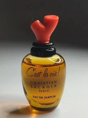 CHRISTIAN LACROIX C'EST la VIE! Eau de Toilette 10ml Vintage Miniatur DISCONTIN - Bild 1 von 4