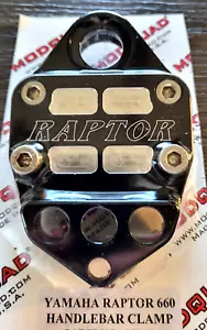 YAMAHA RAPTOR 660 HANDLEBAR UPPER CLAMP, KEY SWITCH / WARNING LIGHT HOLDER - Picture 1 of 3